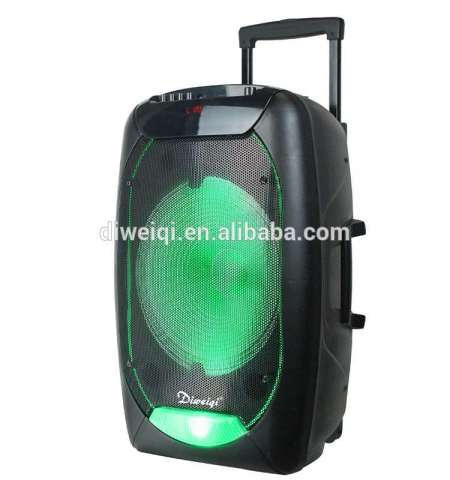 HIGH POWER 15 INCH LED LIGHT TROLLEY SPEAKER